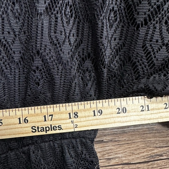 Eloquii Black Cowl Neck Maxi Sun Dress with Dolman Sleeves - Picture 11 of 11